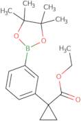 Ethyl 1-(3-(4,4,5,5-tetramethyl-1,3,2-dioxaborolan-2-yl)phenyl)cyclopropane-1-carboxylate