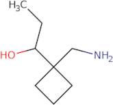 1-[1-(Aminomethyl)cyclobutyl]propan-1-ol