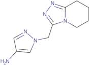 1-{5H,6H,7H,8H-[1,2,4]Triazolo[4,3-a]pyridin-3-ylmethyl}-1H-pyrazol-4-amine