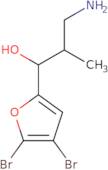 3-Amino-1-(4,5-dibromofuran-2-yl)-2-methylpropan-1-ol