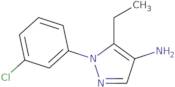 1-(3-Chlorophenyl)-5-ethyl-1H-pyrazol-4-amine