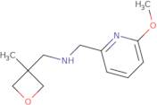 [(6-Methoxypyridin-2-yl)methyl][(3-methyloxetan-3-yl)methyl]amine