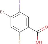 4-Bromo-2-fluoro-5-iodobenzoic acid