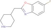 6-Fluoro-2-[(piperidin-4-yl)methyl]-1,3-benzoxazole