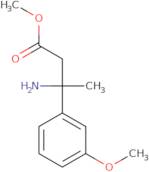 Methyl 3-amino-3-(3-methoxyphenyl)butanoate