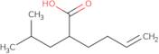 2-(2-Methylpropyl)hex-5-enoic acid