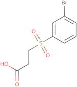 3-(3-Bromobenzenesulfonyl)propanoic acid