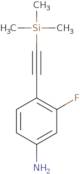 3-Fluoro-4-[(trimethylsilyl)ethynyl]aniline