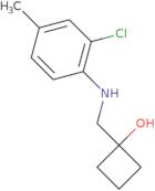 1-{[(2-Chloro-4-methylphenyl)amino]methyl}cyclobutan-1-ol