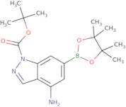 tert-Butyl 4-amino-6-(4,4,5,5-tetramethyl-1,3,2-dioxaborolan-2-yl)indazole-1-carboxylate