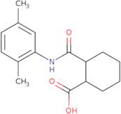 2-[(2,5-Dimethylanilino)carbonyl]cyclohexanecarboxylic acid