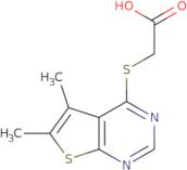 [(5,6-Dimethylthieno[2,3-d]pyrimidin-4-yl)thio]acetic acid