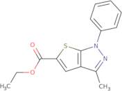 Ethyl 3-methyl-1-phenyl-1H-thieno[2,3-c]pyrazole-5-carboxylate