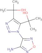 2-[3-(4-Amino-furazan-3-yl)-5-(1-hydroxy-1-methyl-ethyl)-3H-[1,2,3]triazol-4-yl]-propan-2-ol