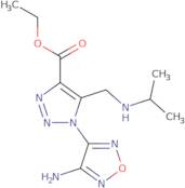 1-(4-Amino-furazan-3-yl)-5-(isopropylamino-methyl)-1H-[1,2,3]triazole-4-carboxylic acid ethyl ester