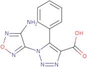 1-(4-Amino-1,2,5-oxadiazol-3-yl)-5-phenyl-1H-1,2,3-triazole-4-carboxylic acid