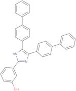 3-[4,5-Bis(4-phenylphenyl)-1H-imidazol-2-yl]phenol