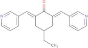 4-Ethyl-2,6-bis(3-pyridinylmethylene)-cyclohexanone