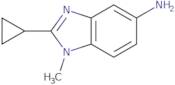 2-Cyclopropyl-1-methyl-1H-1,3-benzodiazol-5-amine