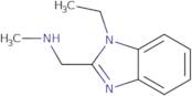 [(1-Ethyl-1H-1,3-benzodiazol-2-yl)methyl](methyl)amine
