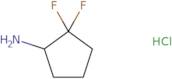 2,2-difluorocyclopentan-1-amine hydrochloride