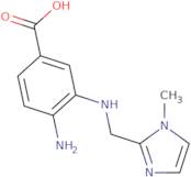 4-Amino-3-{[(1-methyl-1H-imidazol-2-yl)methyl]amino}benzoic acid