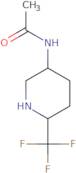 N-[6-(Trifluoromethyl)piperidin-3-yl]acetamide