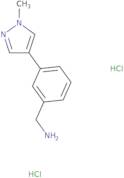 1-[3-(1-Methyl-1H-pyrazol-4-yl)phenyl]methanamine dihydrochloride