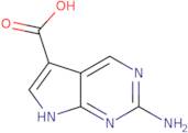 2-Amino-7H-pyrrolo[2,3-d]pyrimidine-5-carboxylic acid