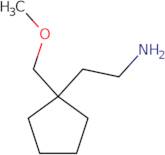 2-[1-(Methoxymethyl)cyclopentyl]ethan-1-amine