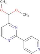 4-(Dimethoxymethyl)-2-pyridin-4-ylpyrimidine