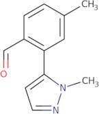 4-Methyl-2-(1-methyl-1H-pyrazol-5-yl)benzaldehyde