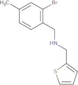 [(2-Bromo-4-methylphenyl)methyl](thiophen-2-ylmethyl)amine