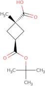 rac-(1R,3S)-3-[(tert-Butoxy)carbonyl]-1-methylcyclobutane-1-carboxylic acid