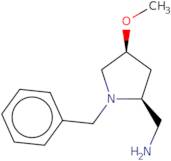 [(2S,4S)-1-Benzyl-4-methoxypyrrolidin-2-yl]methanamine