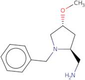 [(2S,4R)-1-Benzyl-4-methoxypyrrolidin-2-yl]methanamine