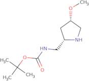tert-Butyl N-{[(2S,4S)-4-methoxypyrrolidin-2-yl]methyl}carbamate