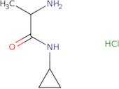 2-Amino-N-cyclopropylpropanamide hydrochloride