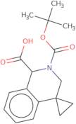 2'-[(tert-Butoxy)carbonyl]-2',3'-dihydro-1'H-spiro[cyclopropane-1,4'-isoquinoline]-1'-carboxylic a…