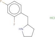 2-[(2,4-Difluorophenyl)methyl]pyrrolidine hydrochloride