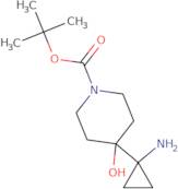 tert-Butyl 4-(1-aminocyclopropyl)-4-hydroxypiperidine-1-carboxylate