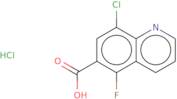 8-Chloro-5-fluoroquinoline-6-carboxylic acid hydrochloride