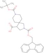 8-[(tert-Butoxy)carbonyl]-2-{[(9H-fluoren-9-yl)methoxy]carbonyl}-2,8-diazaspiro[4.5]decane-4-carbo…