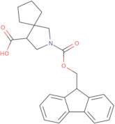 2-{[(9H-Fluoren-9-yl)methoxy]carbonyl}-2-azaspiro[4.4]nonane-4-carboxylic acid