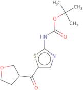 tert-Butyl N-[5-(oxolane-3-carbonyl)-1,3-thiazol-2-yl]carbamate