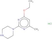 4-Ethoxy-6-methyl-2-(piperazin-1-yl)pyrimidine hydrochloride