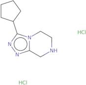 3-Cyclopentyl-5H,6H,7H,8H-[1,2,4]triazolo[4,3-a]pyrazine dihydrochloride