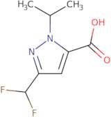 3-(Difluoromethyl)-1-(propan-2-yl)-1H-pyrazole-5-carboxylic acid