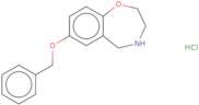 7-(Benzyloxy)-2,3,4,5-tetrahydro-1,4-benzoxazepine hydrochloride