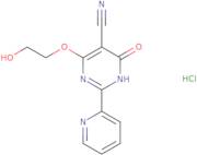 2-[5-Cyano-4-(2-hydroxyethoxy)-6-oxo-1,6-dihydro-2-pyrimidinyl]pyridinium chloride